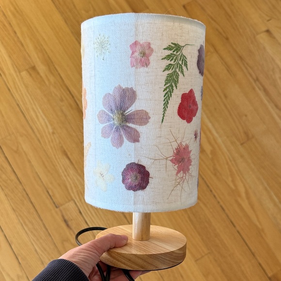 Other - Pressed Flower Table Lamp